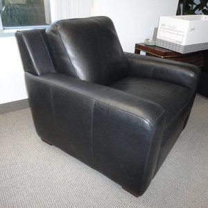 Italian Leather Club Chair