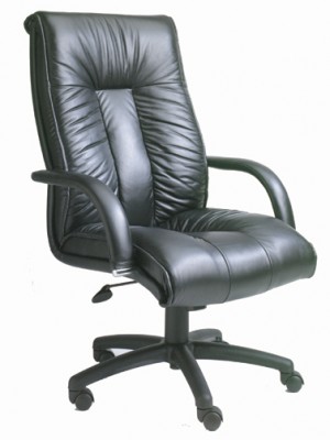 Italian Top-Grain Leather Executive High – Back Chair