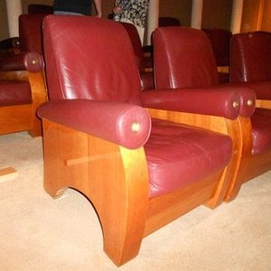 Leather Arm Macini Private Screening Room Chairs