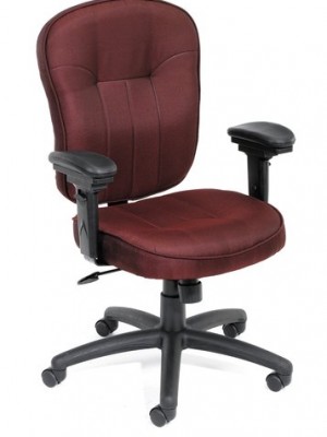 Mid-Back Task Chair – Burgundy