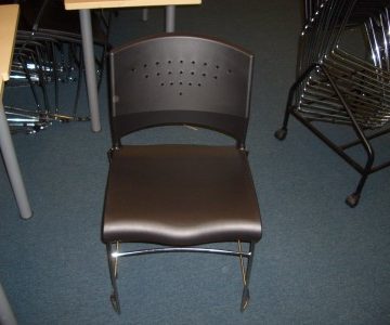 Allsteel Stack Chair (Black)