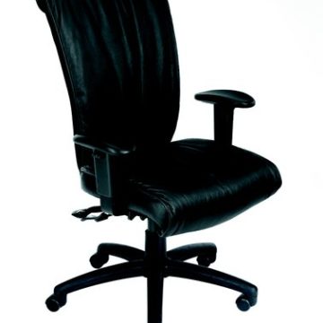 Black Leather High Back Executive Chair