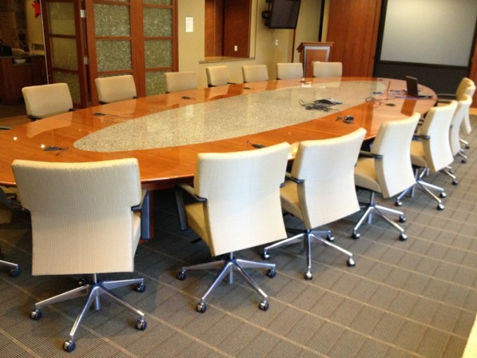 26' Maple Boardroom Table