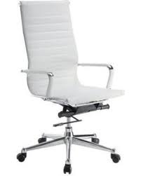 white office chair with metal legs on wheels