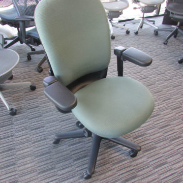 Steelcase Green High Back Fabric Task Chair