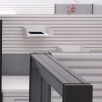 Glass & Wood Panel Workstations Call Center